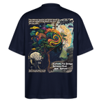 Aphroan, Bär, 1st | Blaster, Oversize Bio T-Shirt, Unisex - Navy