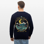 Izanami, Berge, 1st | Roller, Unisex Bio-Sweatshirt - Navy