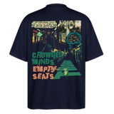 Gaian, U-Bahn, 1st | Blaster, Oversize Bio T-Shirt, Unisex - Navy