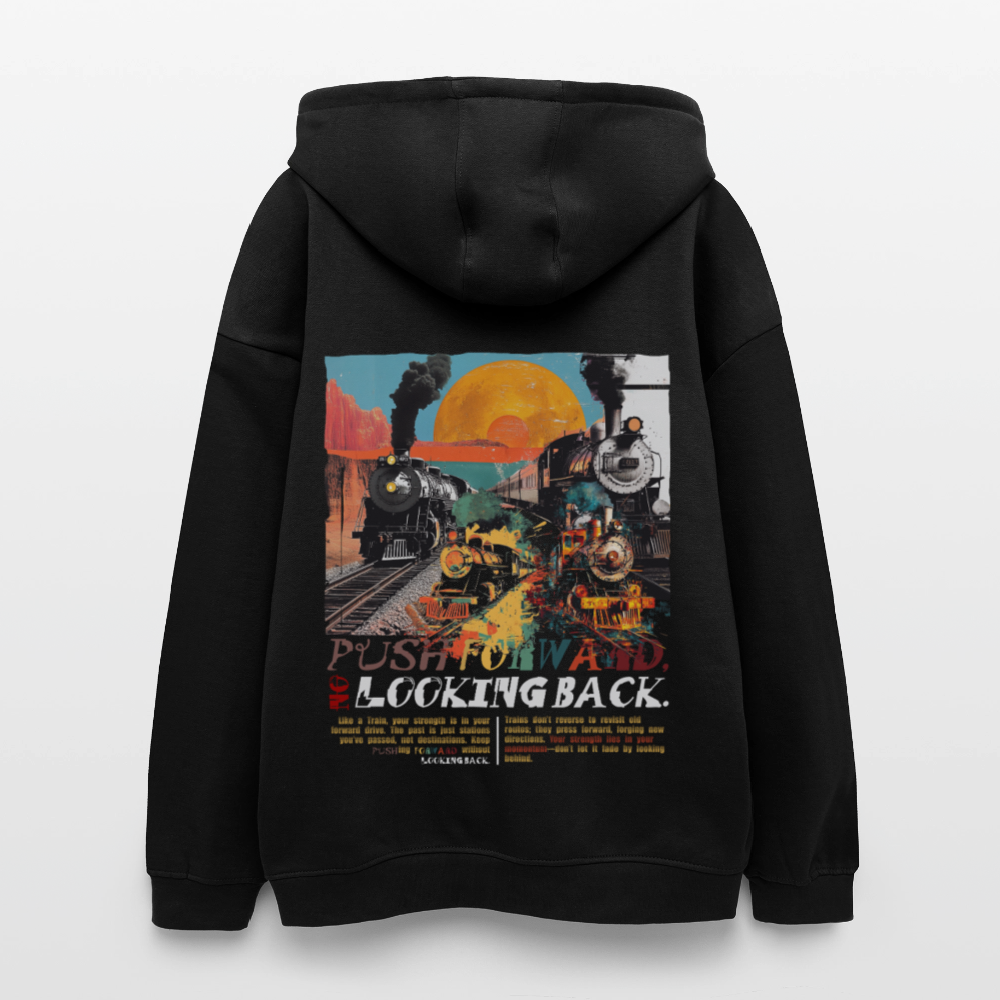 Morphean, Lokomotive, 1st | Freshhood, Oversized Unisex Hoodie - Schwarz