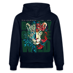 Irise, Leopard, 1st | Cruiser, Unisex Bio-Hoodie - Navy