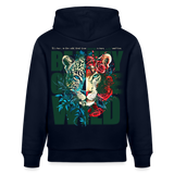 Irise, Leopard, 1st | Cruiser, Unisex Bio-Hoodie - Navy