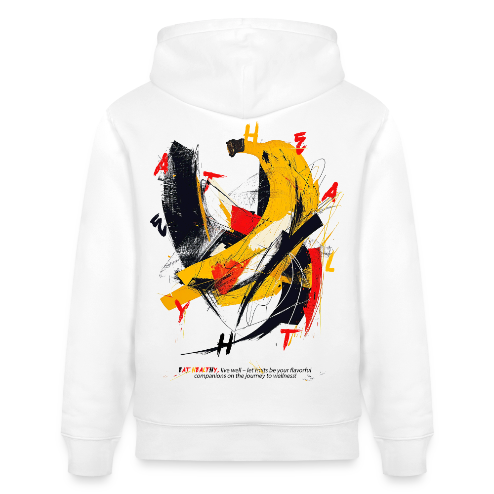 Quasaris, Banane, 1st | Cruiser, Unisex Bio-Hoodie - Weiß