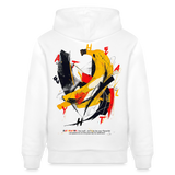 Quasaris, Banane, 1st | Cruiser, Unisex Bio-Hoodie - Weiß