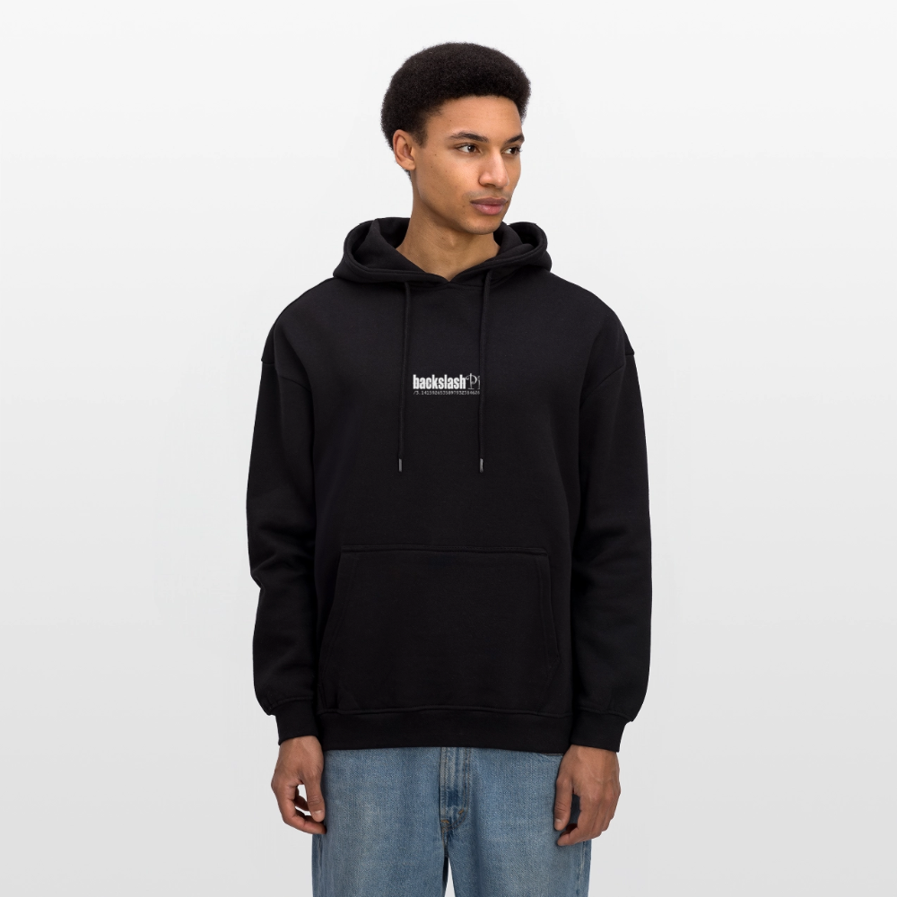 Solvarion, Stopp, 1st | Freshhood, Oversized Unisex Hoodie - Schwarz