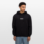 Solvarion, Stopp, 1st | Freshhood, Oversized Unisex Hoodie - Schwarz