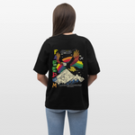 Susanoo, Adler, 1st | Blaster, Oversize Bio T-Shirt, Unisex - Schwarz