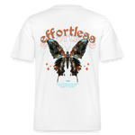Galaxion, Schmetterling, 1st | Essential, Relaxed Fit Unisex Bio T-Shirt - Weiß