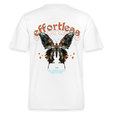 Galaxion, Schmetterling, 1st | Essential, Relaxed Fit Unisex Bio T-Shirt - Weiß