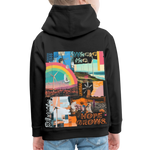 Nyxaris, Windmühle, 1st | Kinder Hoodie - Schwarz
