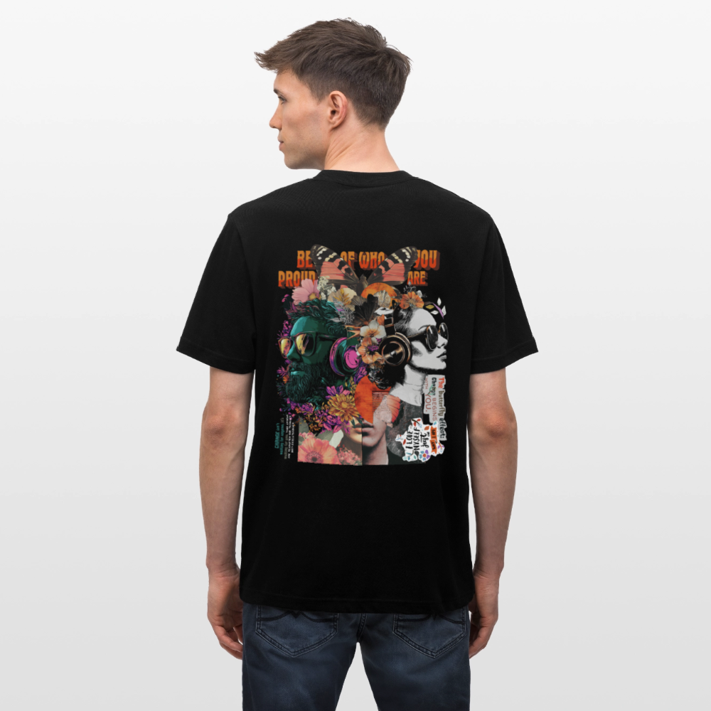Qareen, Sonnenbrille, 1st | Essential, Relaxed Fit Unisex Bio T-Shirt - Schwarz