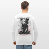 Astravor, Bär, 1st | Roller, Unisex Bio-Sweatshirt - Weiß