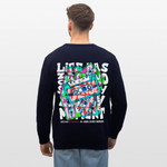 Raijin, Kassetten, 1st | Roller, Unisex Bio-Sweatshirt - Navy
