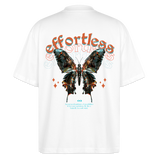 Galaxion, Schmetterling, 1st | Blaster, Oversize Bio T-Shirt, Unisex - Weiß