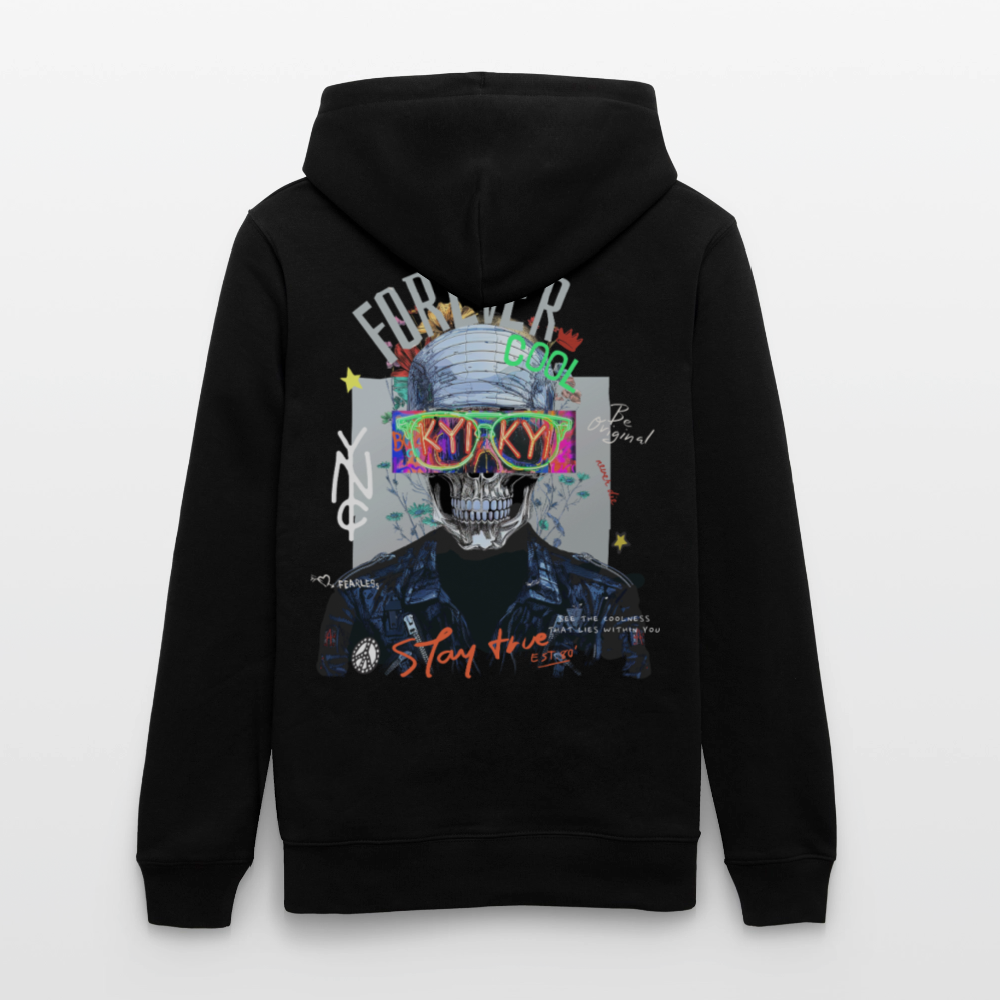 Fenriswolf, Totenkopf, 1st | Cruiser, Unisex Bio-Hoodie - Schwarz
