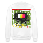 Oblivionis, Fernseher, 1st | Roller, Unisex Bio-Sweatshirt - Weiß