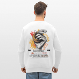 Eldamar, Schlange, 1st | Roller, Unisex Bio-Sweatshirt - Weiß