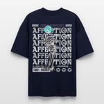 Hestian, Rose, 1st | Blaster, Oversize Bio T-Shirt, Unisex - Navy
