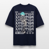 Hestian, Rose, 1st | Blaster, Oversize Bio T-Shirt, Unisex - Navy