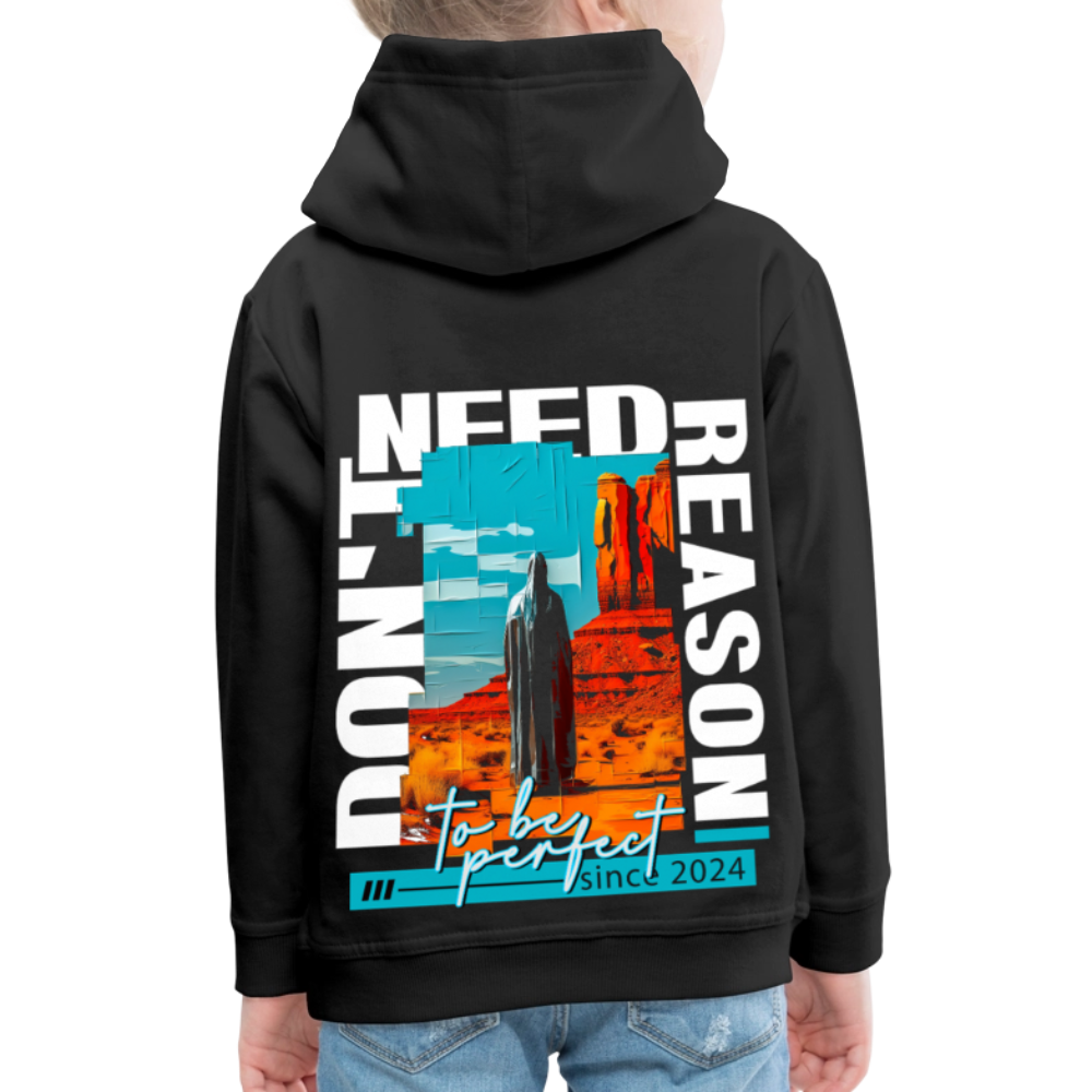 Fuxi, Wüste, 1st | Kinder Hoodie - Schwarz