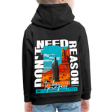 Fuxi, Wüste, 1st | Kinder Hoodie - Schwarz