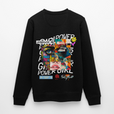 Xizir, Gesicht, 1st | Roller, Unisex Bio-Sweatshirt - Schwarz