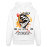Eldamar, Schlange, 1st | Cruiser, Unisex Bio-Hoodie - Weiß