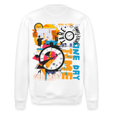 Arkenthos, Uhr, 1st | Roller, Unisex Bio-Sweatshirt - Weiß