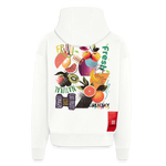 Xerathis, Obst, 1st | Heavyweight Oversized Bio Zip Hoodie, Unisex - OFF WHITE