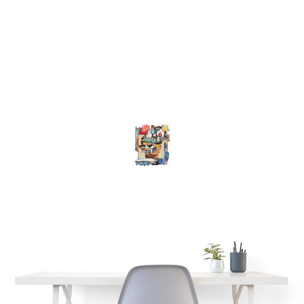 Seraphion, Gesichter, 1st | Poster 20x30 cm - Weiß