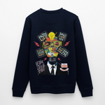 Dandan, Glühbirne, 1st | Roller, Unisex Bio-Sweatshirt - Navy