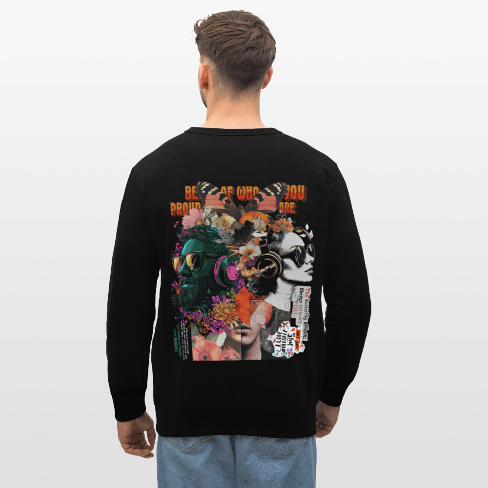 Qareen, Sonnenbrille, 1st | Roller, Unisex Bio-Sweatshirt - Schwarz