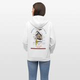 Durnamar, Vogel, 1st | Cruiser, Unisex Bio-Hoodie - Weiß
