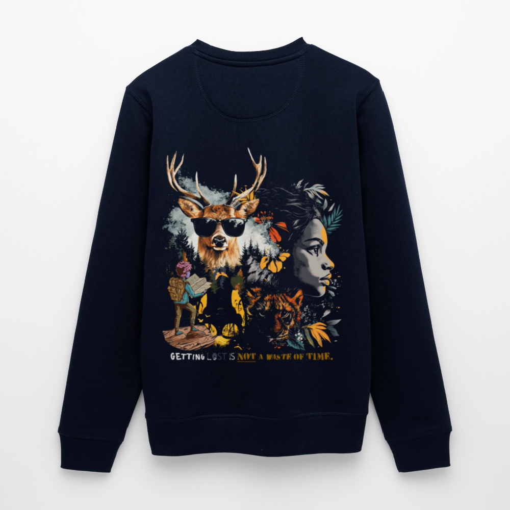 Orphean, Reh, 1st | Roller, Unisex Bio-Sweatshirt - Navy