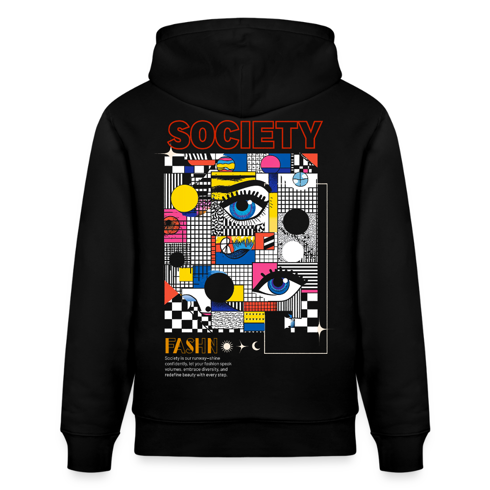 Shennong, Augen, 1st | Cruiser, Unisex Bio-Hoodie - Schwarz