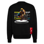 Şevrê, Astronaut, 1st | Heavyweight Oversized Bio Sweater, Unisex - SOLID BLACK