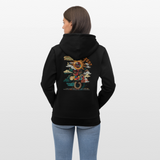 Ruqayya, Sonne, 1st | Cruiser, Unisex Bio-Hoodie - Schwarz