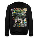 Oceani, Berge, 1st | Roller, Unisex Bio-Sweatshirt - Schwarz