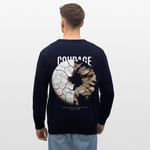 Şêwqî, Donut, 1st | Roller, Unisex Bio-Sweatshirt - Navy
