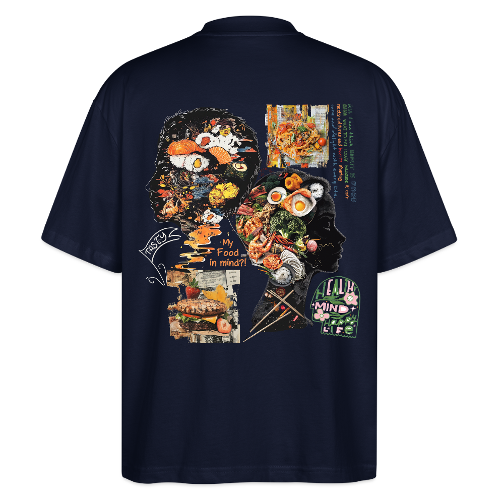 Atalantan, Essen, 1st | Blaster, Oversize Bio T-Shirt, Unisex - Navy