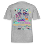 Malakar, Gaming, 1st | Essential, Relaxed Fit Unisex Bio T-Shirt - Grau meliert