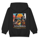 Morphean, Lokomotive, 1st | Kinder Zip Hoodie - Schwarz