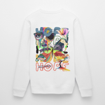 Tenebris, Schmetterling, 1st | Roller, Unisex Bio-Sweatshirt - Weiß