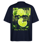 Kali, Limette, 1st | Blaster, Oversize Bio T-Shirt, Unisex - Navy