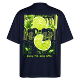 Kali, Limette, 1st | Blaster, Oversize Bio T-Shirt, Unisex - Navy