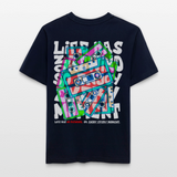 Raijin, Kassetten, 1st | Essential, Relaxed Fit Unisex Bio T-Shirt - Navy