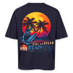 Eryan, Surfen, 1st | Breezy, Oversized Unisex T-Shirt - Navy