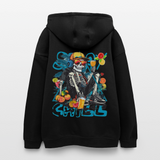 Calveron, Skelet, 1st | Freshhood, Oversized Unisex Hoodie - Schwarz