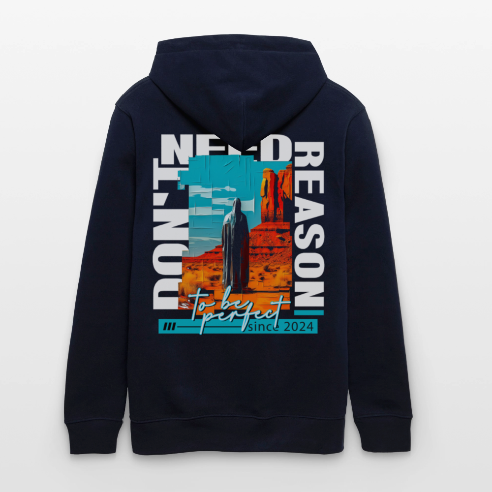 Fuxi, Wüste, 1st | Cruiser, Unisex Bio-Hoodie - Navy