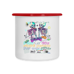 Malakar, Gaming, 1st | Emaille-Tasse - Weiß/Rot